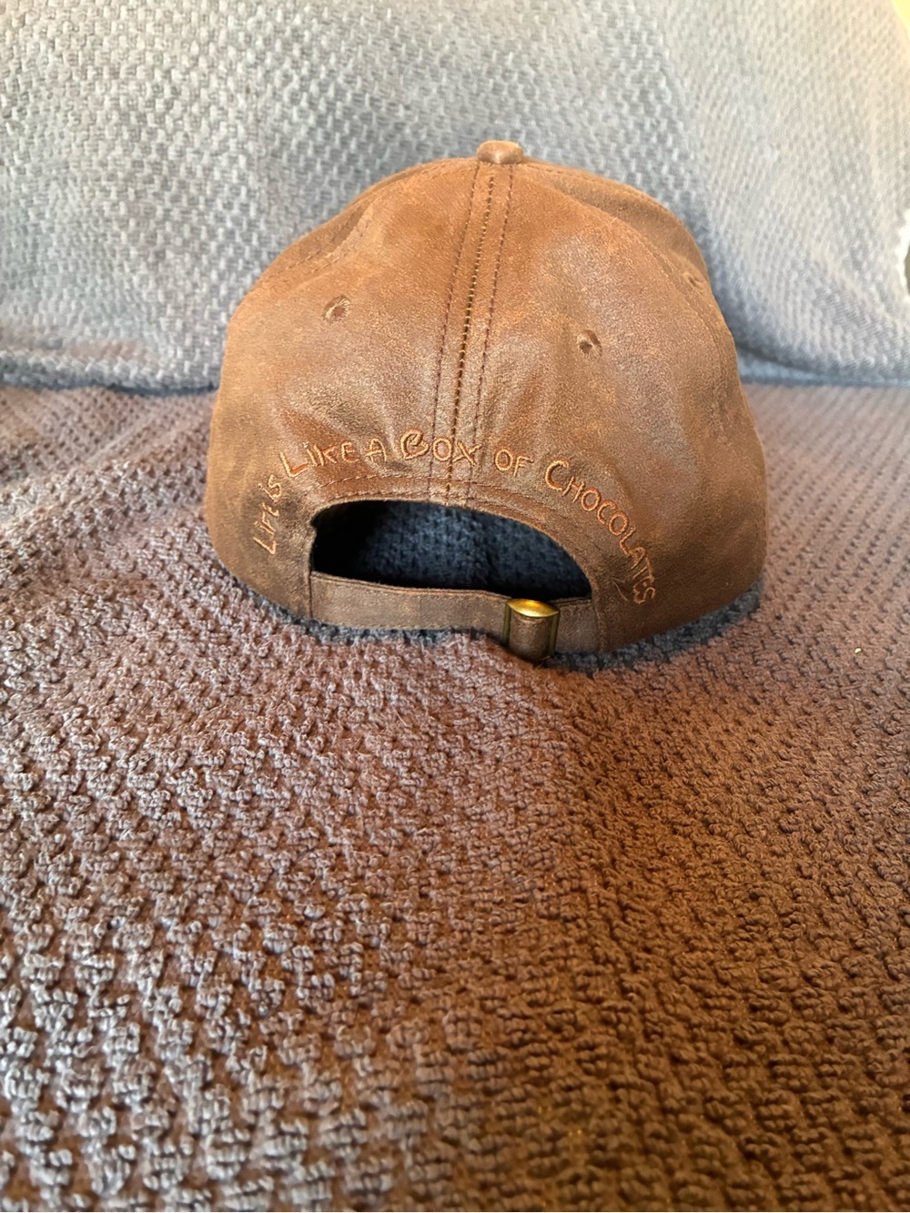 Bubba Gump Brown Leather Cap - Picture 3 of 4
